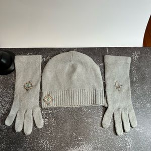 Carol Brodie Evil Eye‎ Hat and Gloves Set